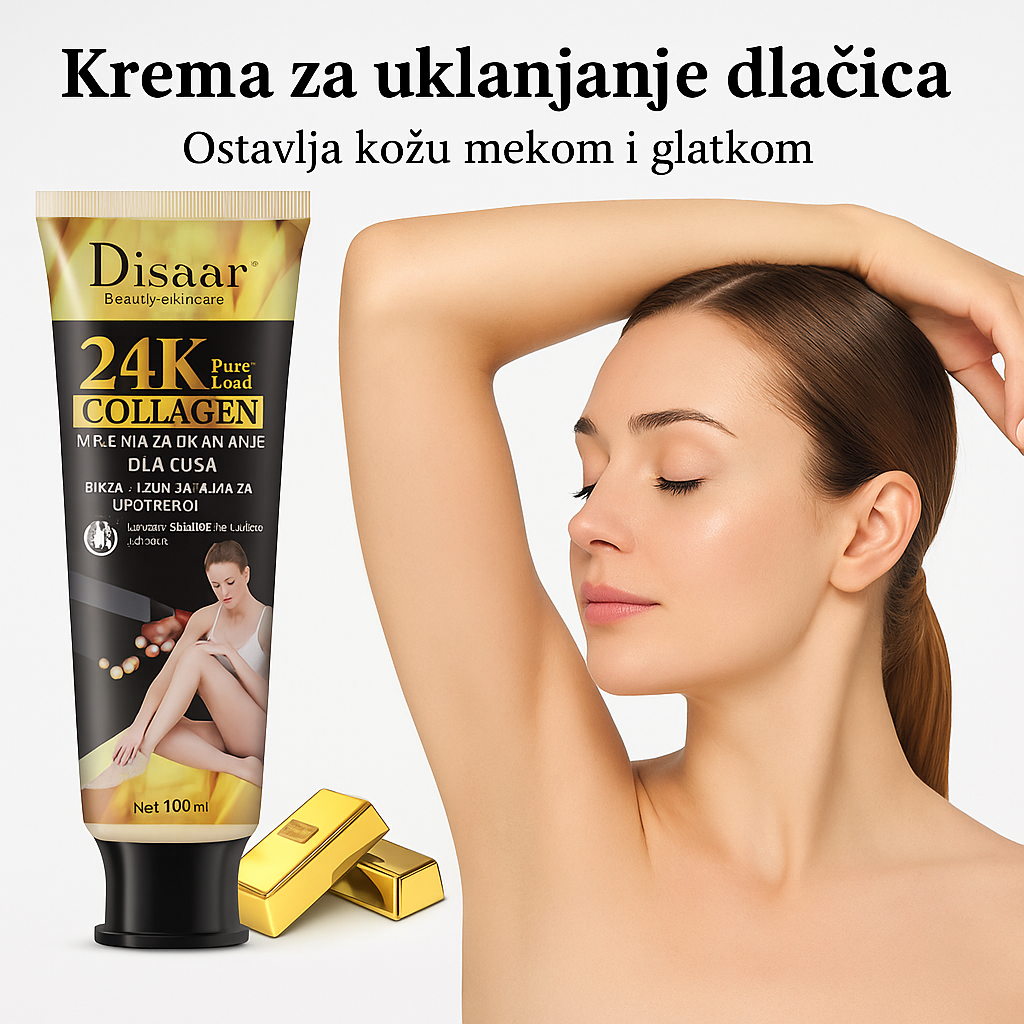 Disaar 24K Gold Krema za depilaciju – sa zlatnim česticama