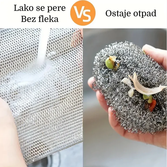 Abrazivne krpe za čišćenje set od 10 krpa