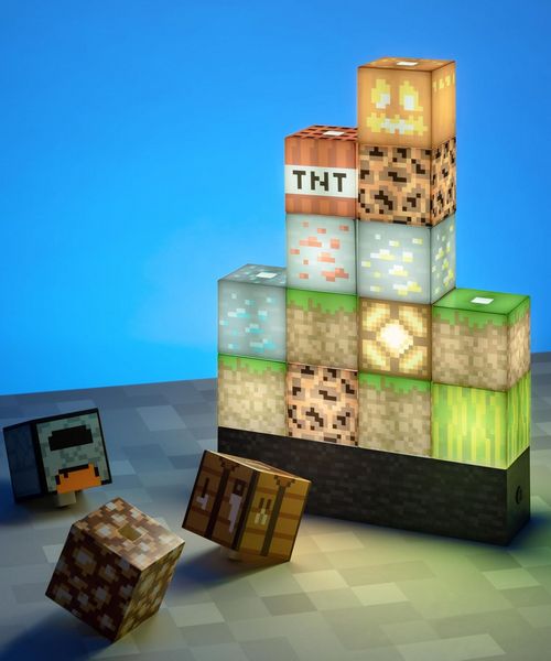 "Minecraft" Svetleća Lampa Kockice