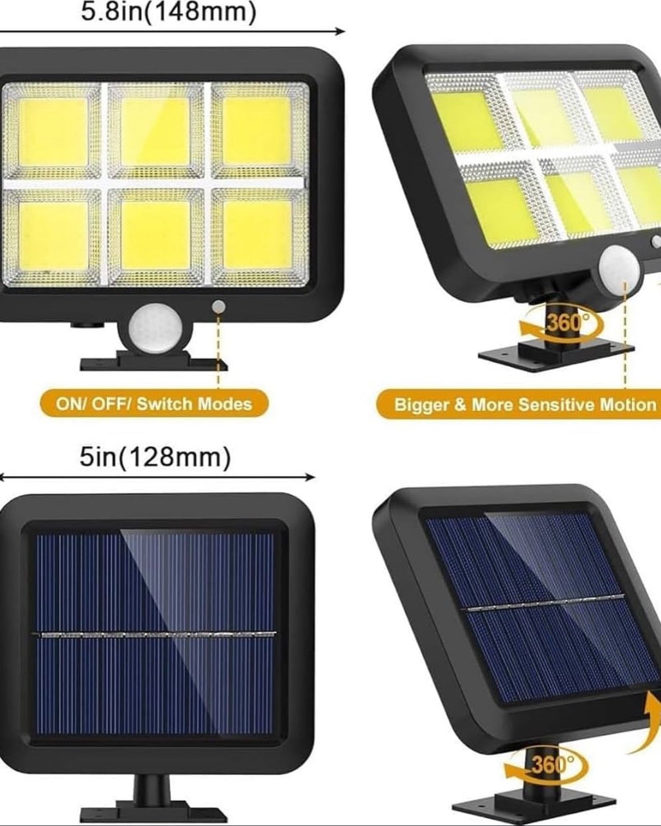Solarno svetlo sa Pir senzorom pokreta