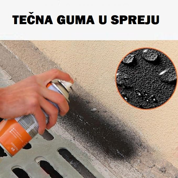 Vodootporni gumeni premaz u spreju