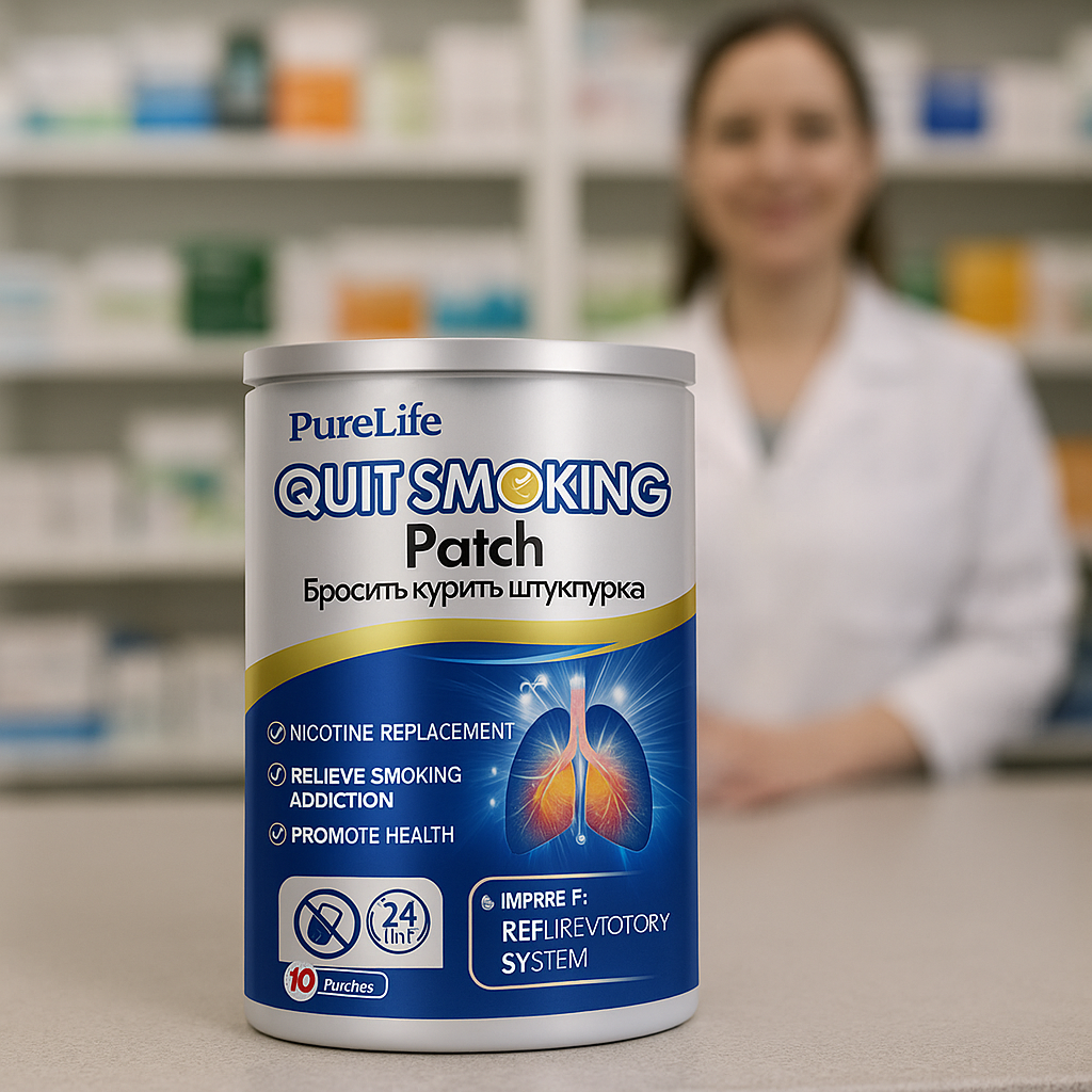 PureLife Biljni Flaster – Uklanja Želju za Cigarеtama i Prirodno Čisti Pluća