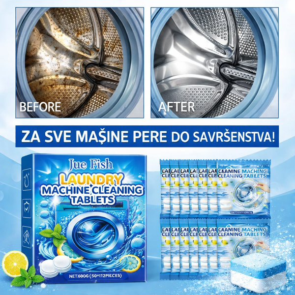 Šumljive tablete za čišćenje veš mašine