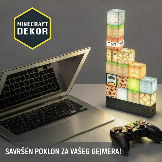 "Minecraft" Svetleća Lampa Kockice