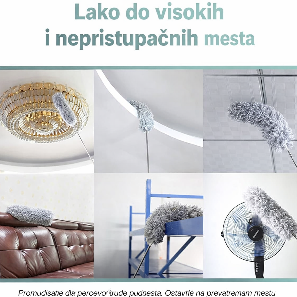 Teleskopska četka za prašinu  – jednostavno i praktično čišćenje doma
