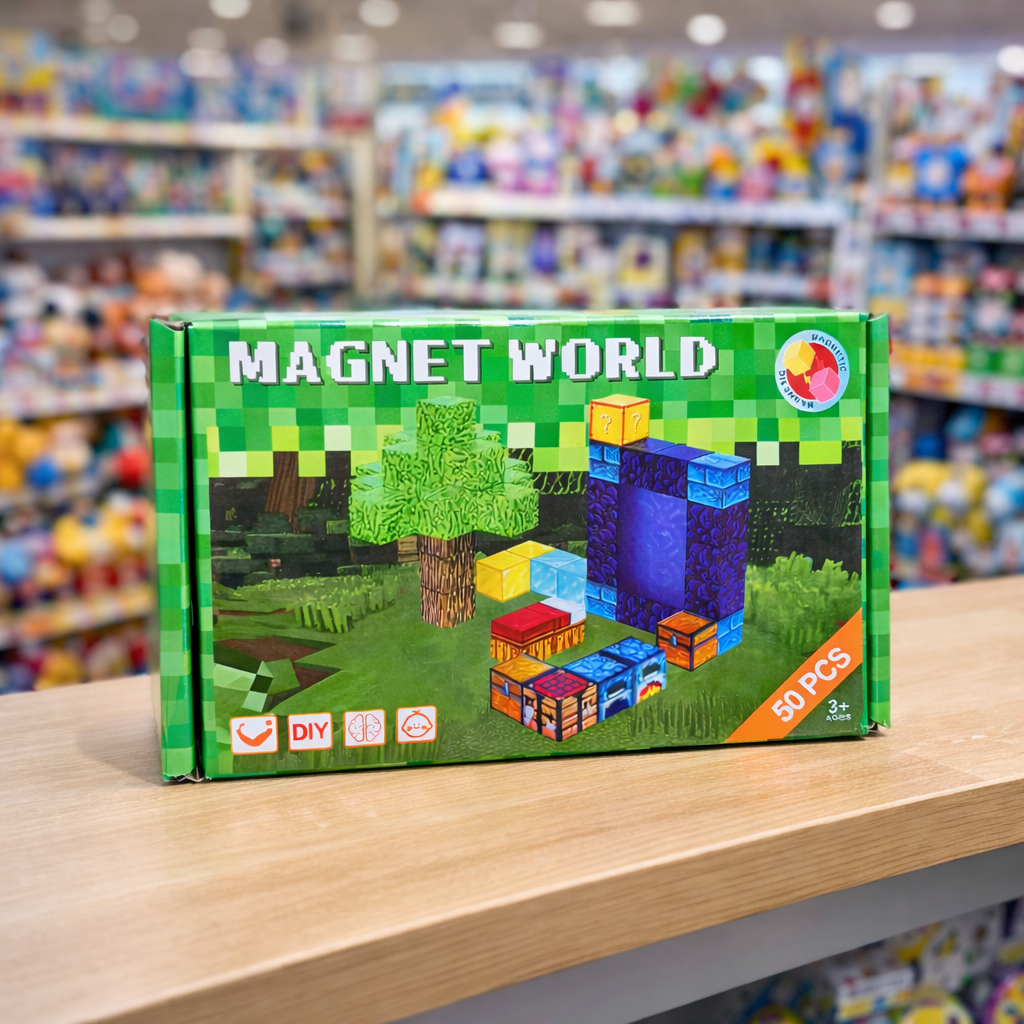 Magnetne 3D kocke za gradnju kao u Minecraft-u