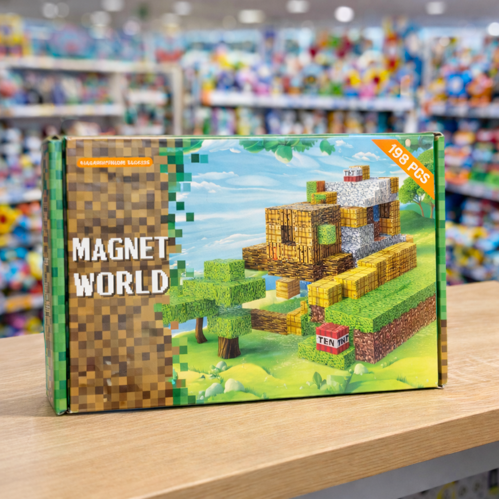 Magnetne 3D kocke za gradnju kao u Minecraft-u