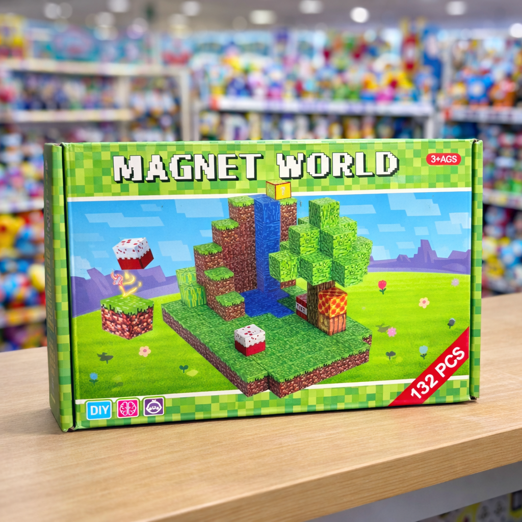 Magnetne 3D kocke za gradnju kao u Minecraft-u