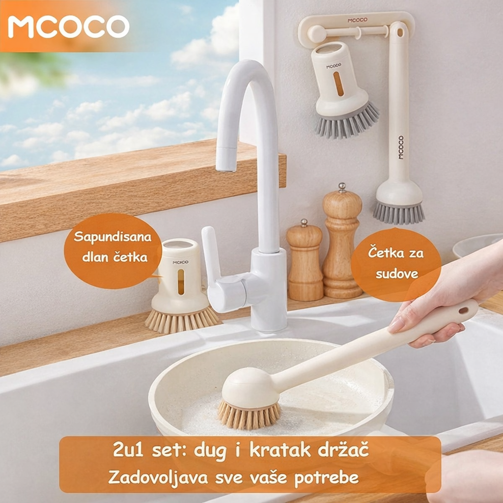 EasyClean Dish - 2u1 set četki za čišćenje