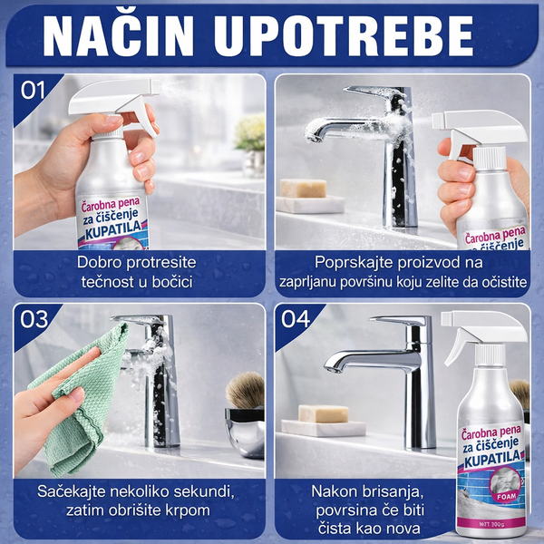 Magic Foam Bathroom Cleaner