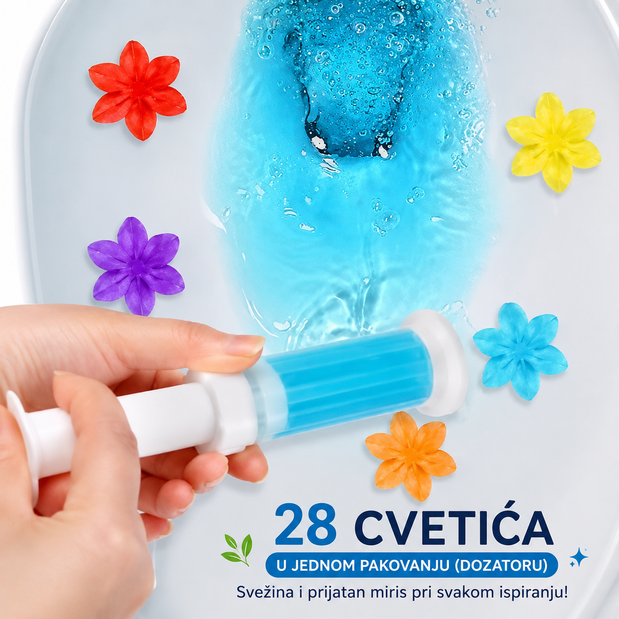 Mirisni Gel Cvetići za Toalet – Dugotrajna Svežina