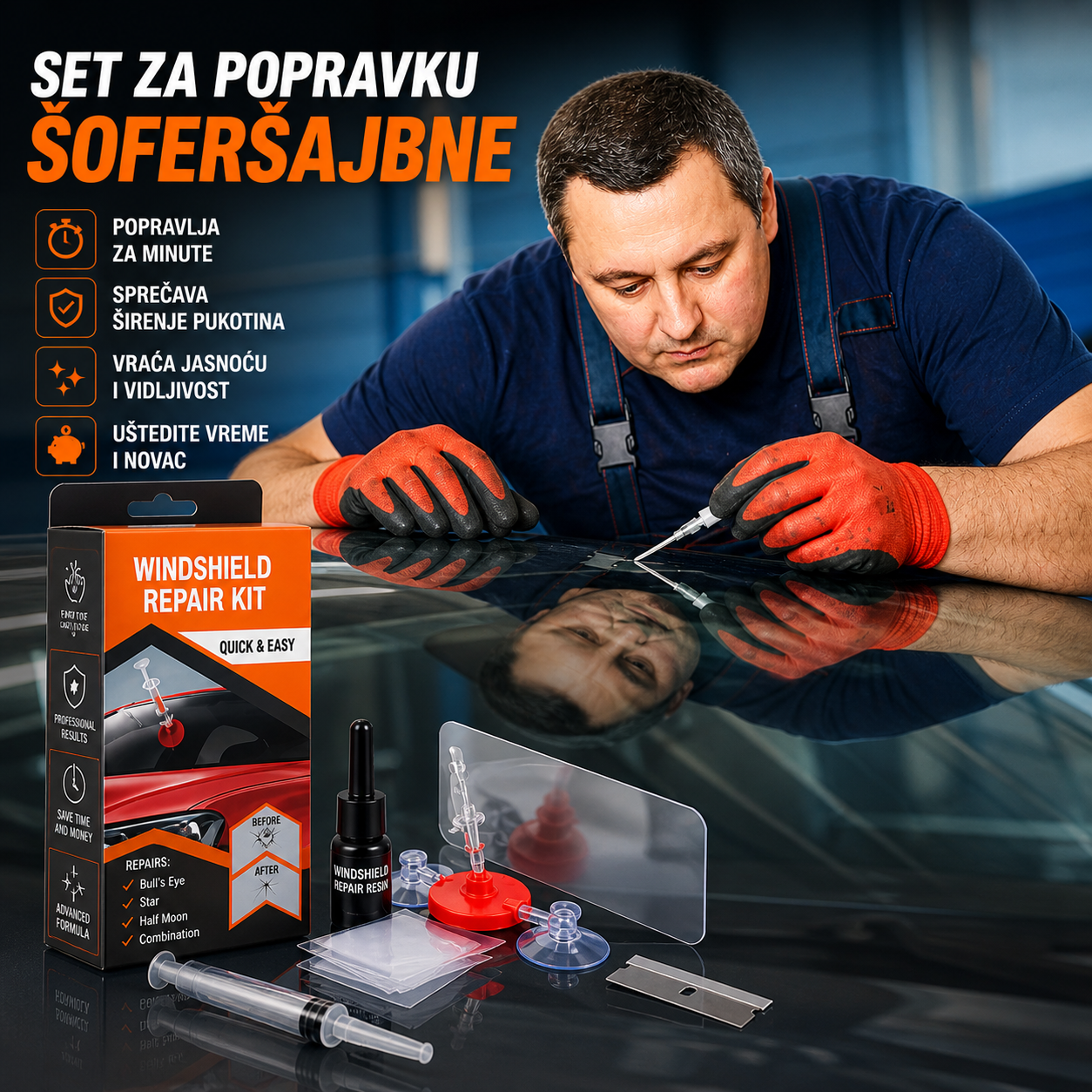 QuickFix - Set za popravku šoferšajbne