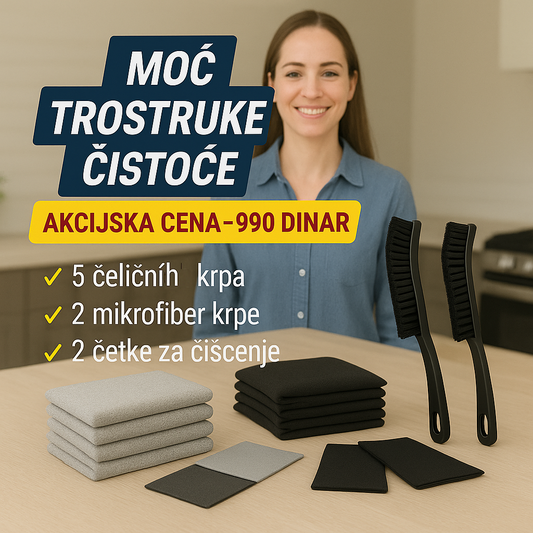 Moć Trostruke Čistoće - Set protiv prljavštine u Vašem domu