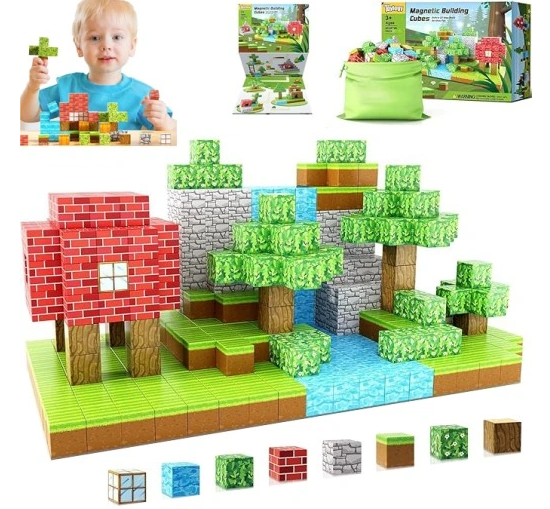 Magnetne 3D kocke CRAFTBLOCK "Minecraft"