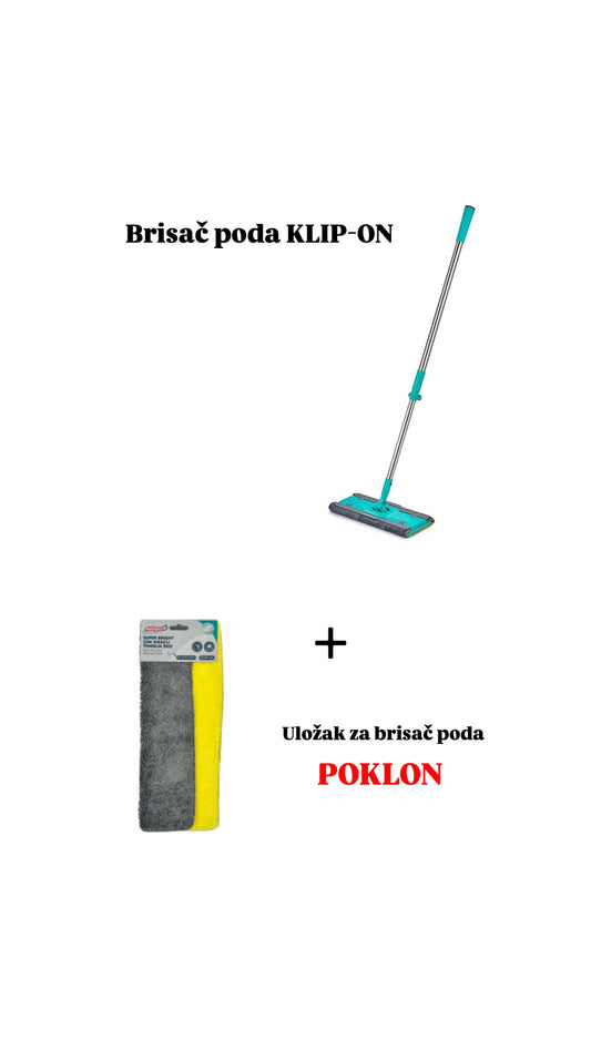 Brisač poda klip