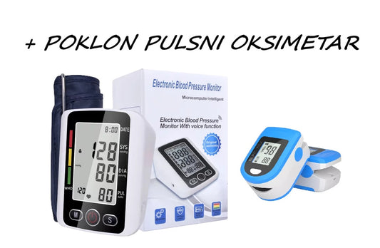 Digitalni Aparat za pritisak + POKLON Pulsni Oksimetar